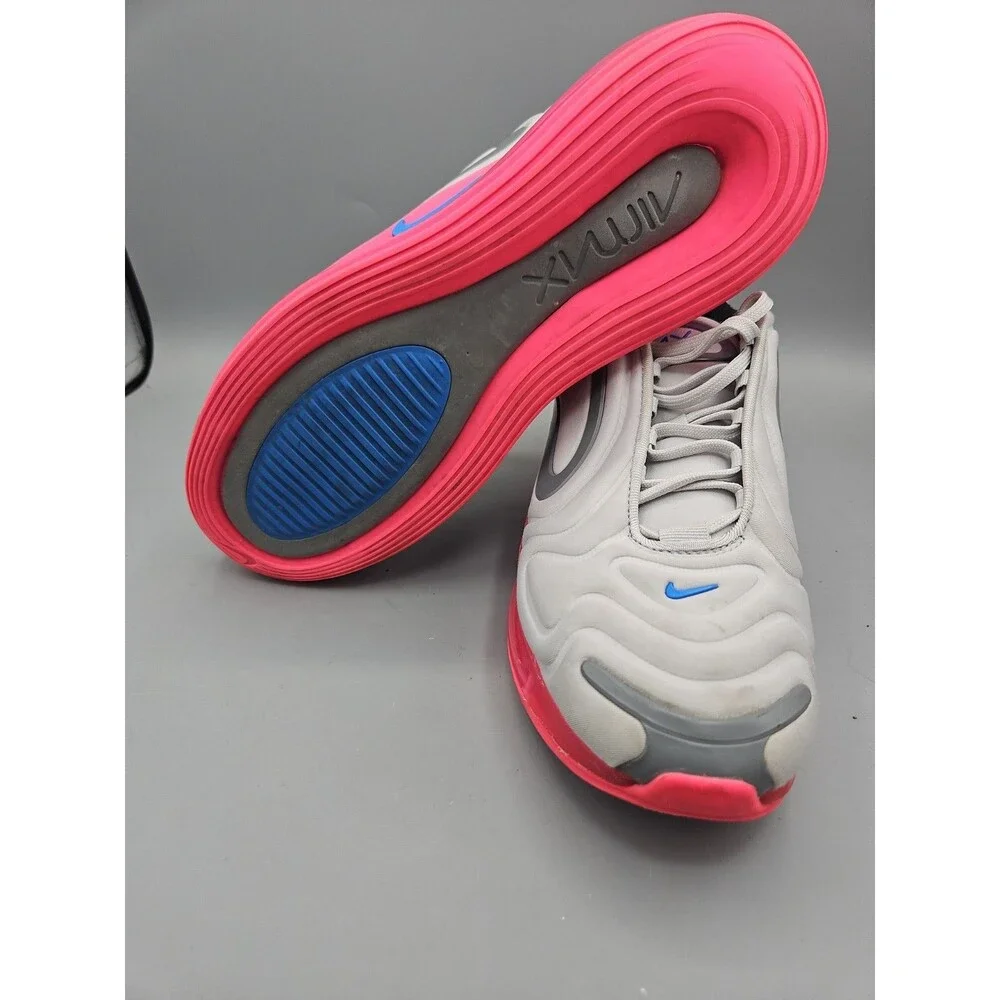 Nike Air Max 720 GS Platinum Pink Blast Blue AQ3196-008 Size 7Y = Women Size 8.5